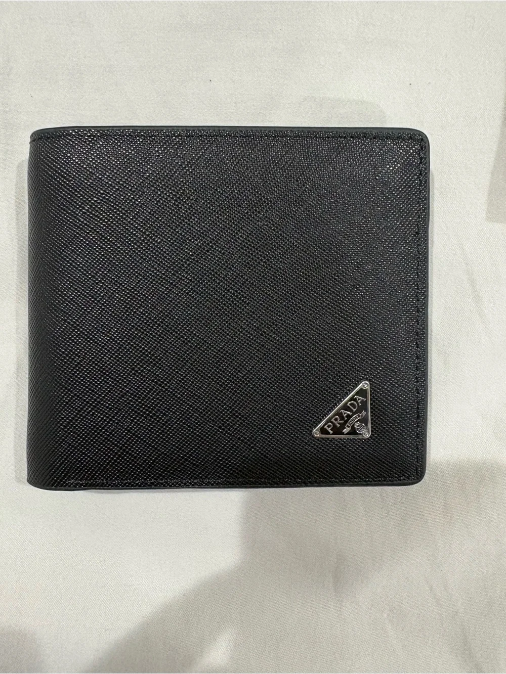 Prada Black Saffiano Logo Accessory Box